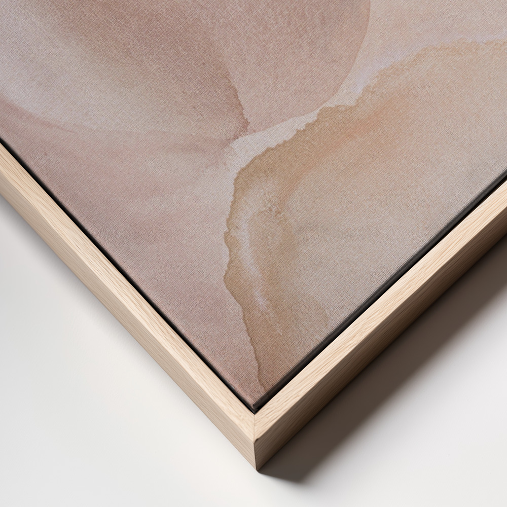 Canvas print - Bubbles frame close up