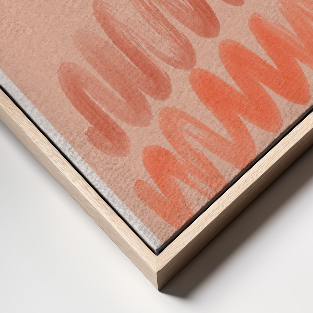 Stampe su tela - Peachy Sunset frame close up