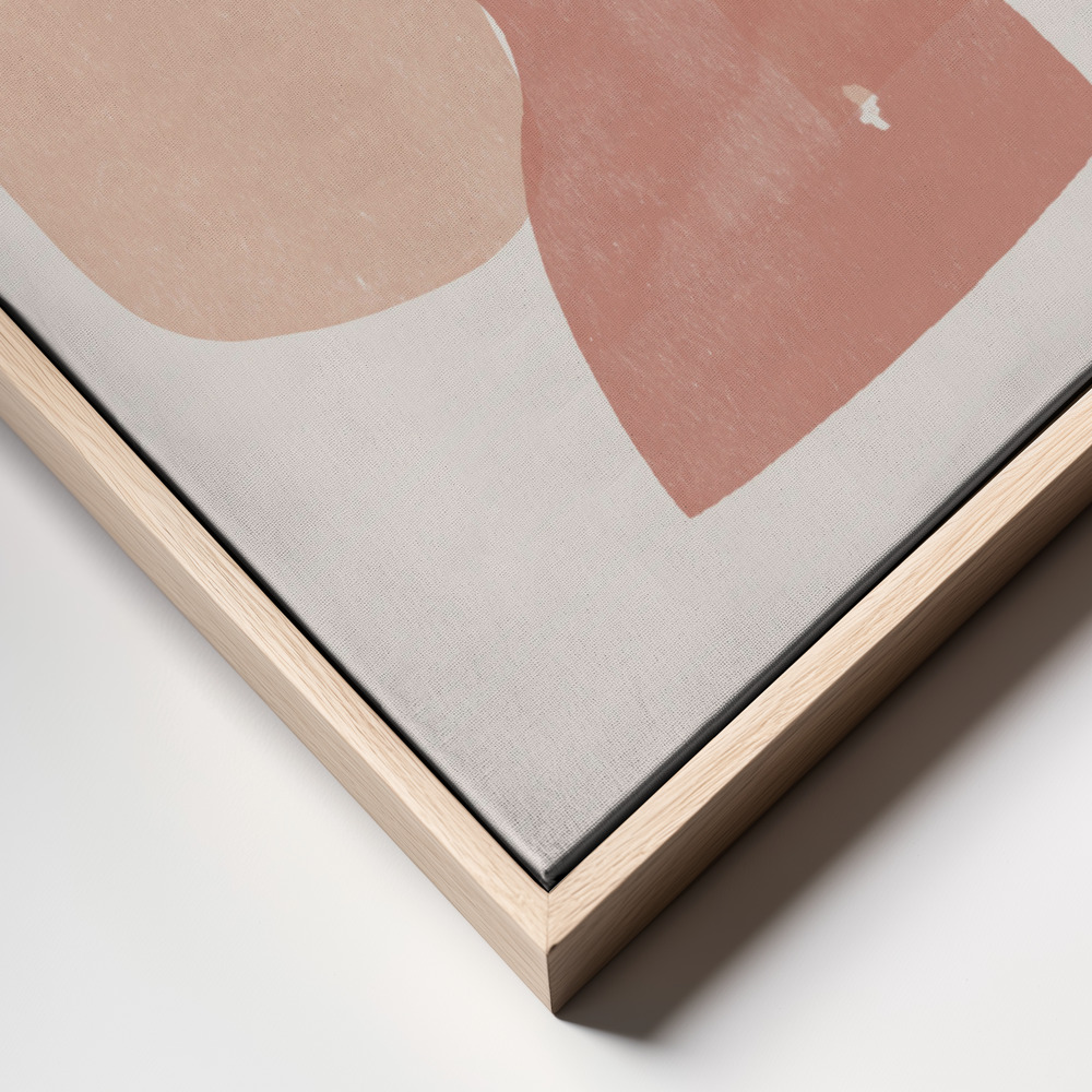 Canvas taulu - Peach Paper Cut Composition No.1 frame close up