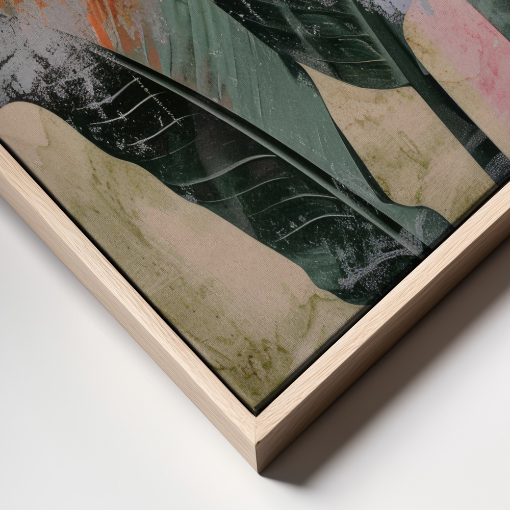Canvas print - Into the Jungle No 1 frame close up