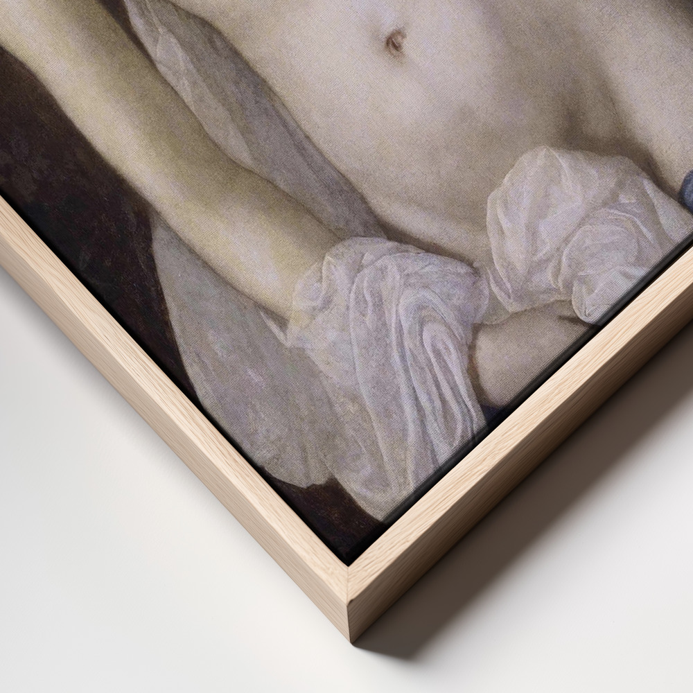 Canvas print - My Little Cherries #2 frame close up - natural frame