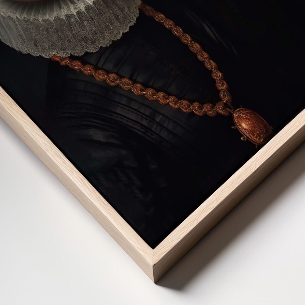 Stampe su tela - The Smilers primo piano della cornice - cornice naturale