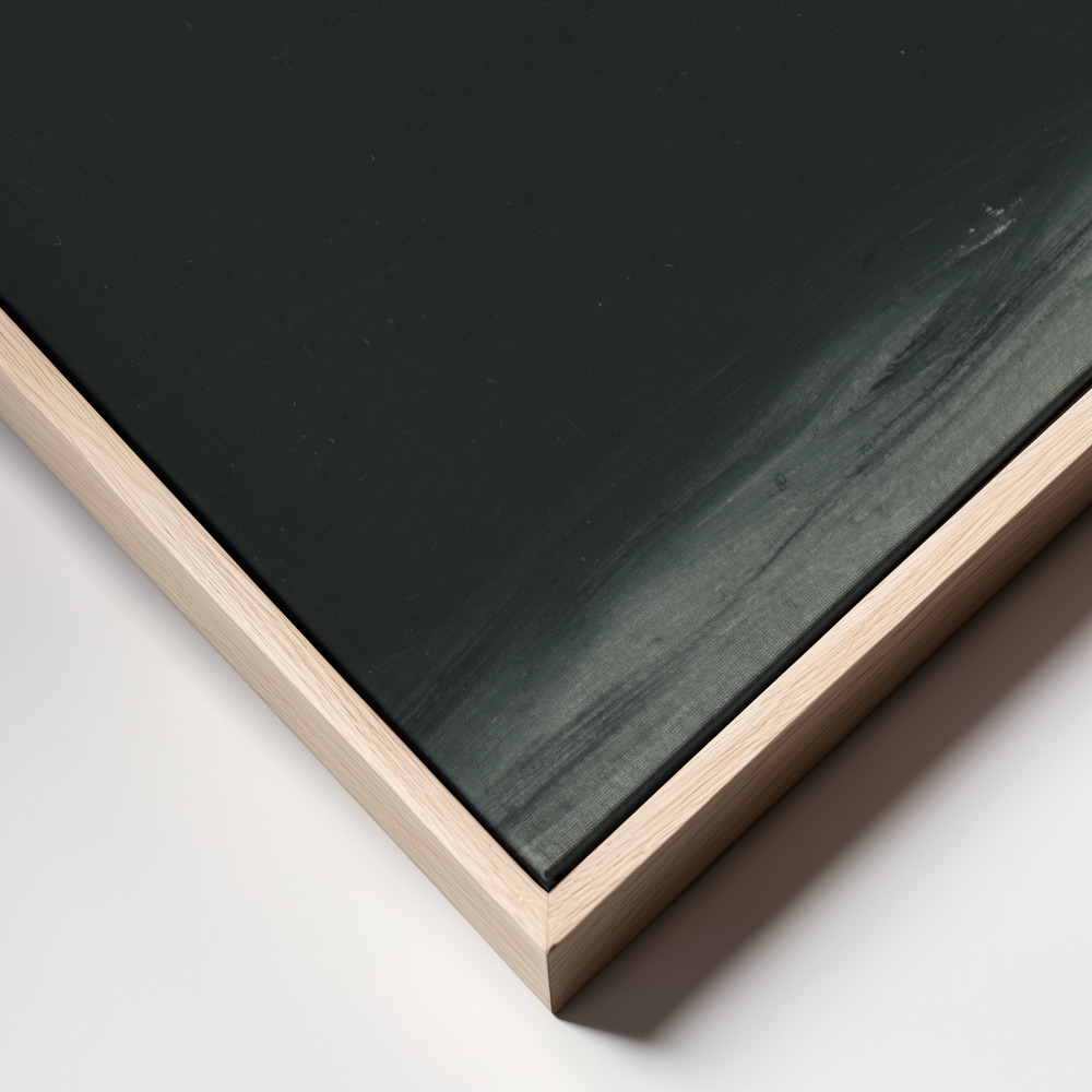 Canvas taulu - Room kehys lähikuva - luonnollinen kehys