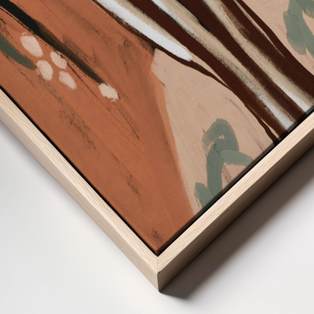 Canvas print - Floral still life no 3 frame close up