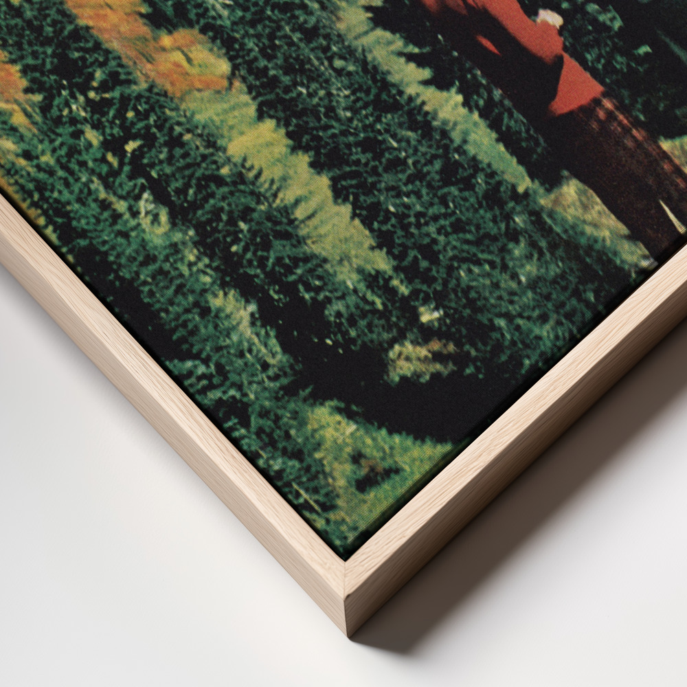 Canvas print - Rub a Dub Ridge frame close up