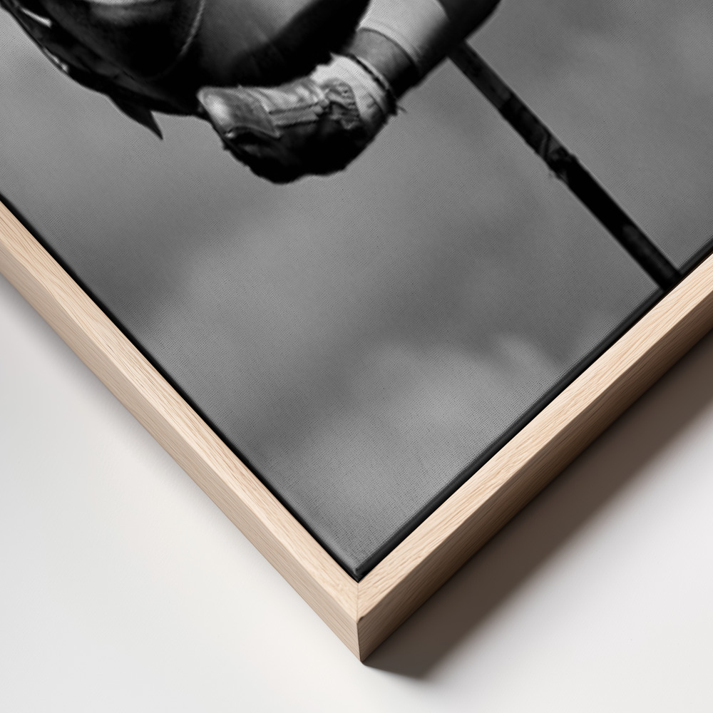 Canvas print - A Cross in the Sky frame close up