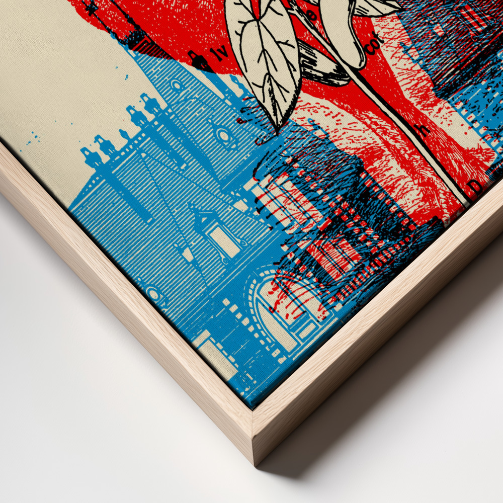 Canvas print - Awakening II frame close up