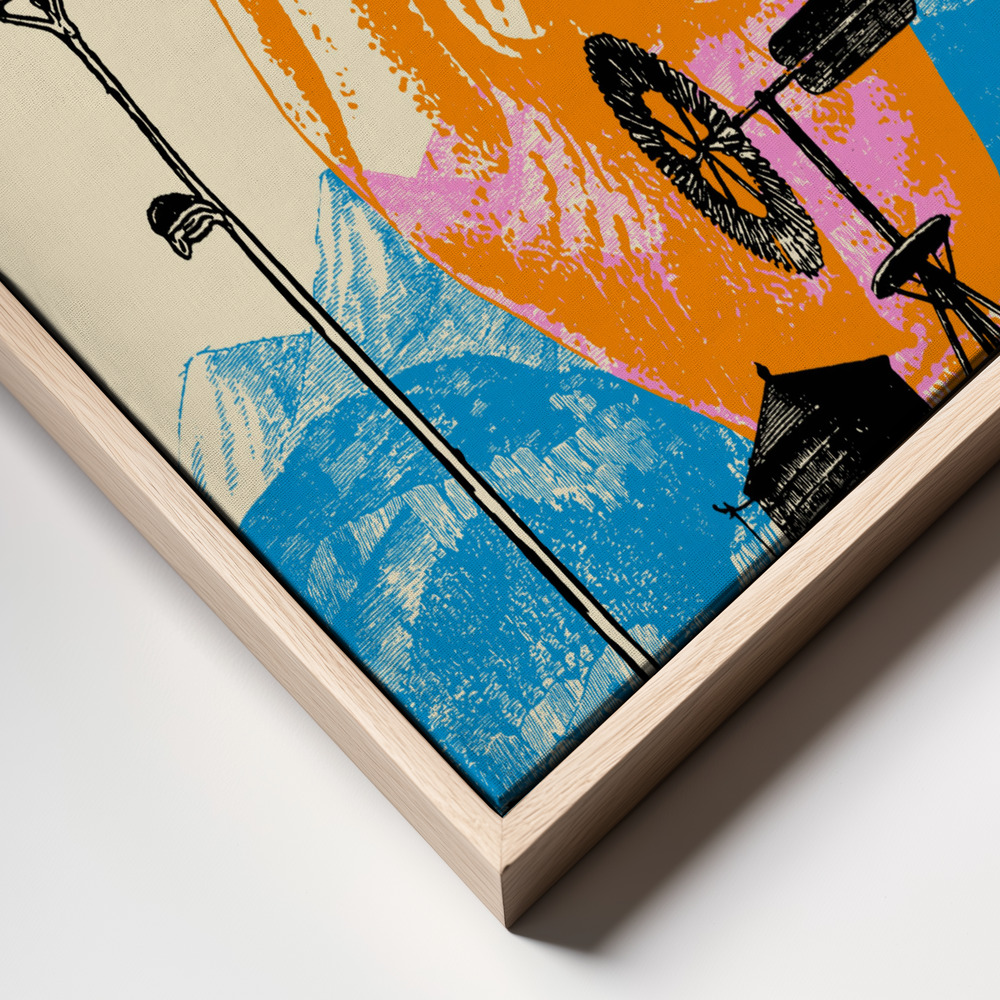 Canvas print - Awakening III frame close up