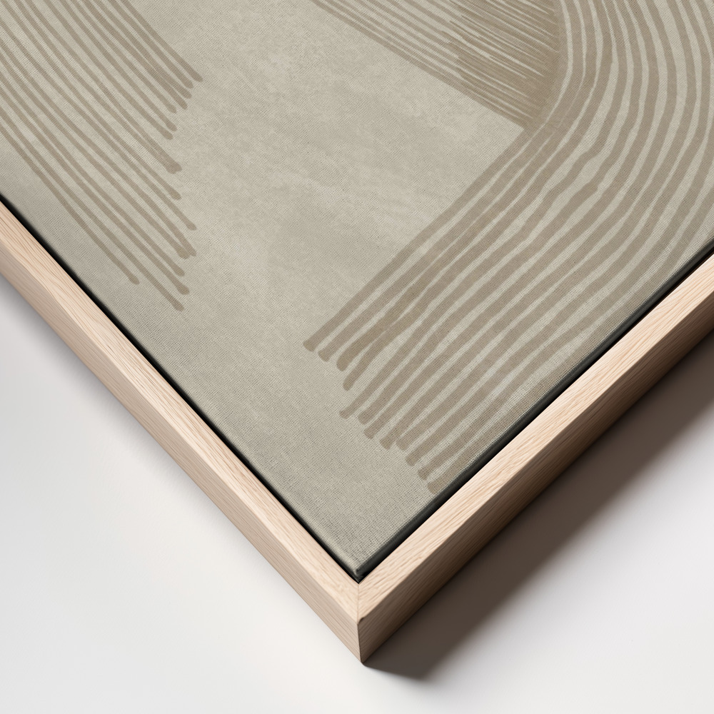 Canvas print - Abstract Sophisticated Line 01 frame close up