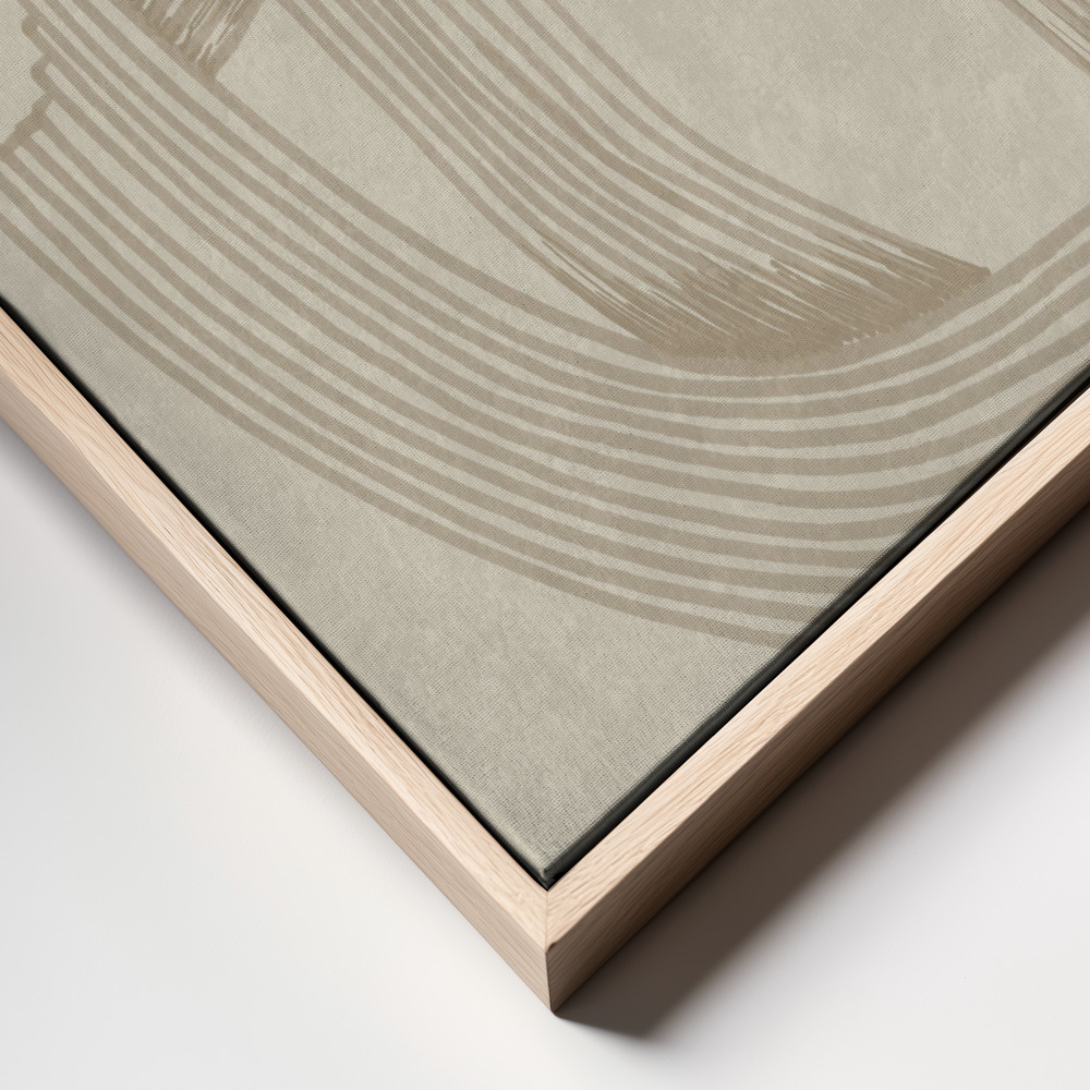 Toile - Abstract Sophisticated Line 02 cadre en gros plan - cadre naturel