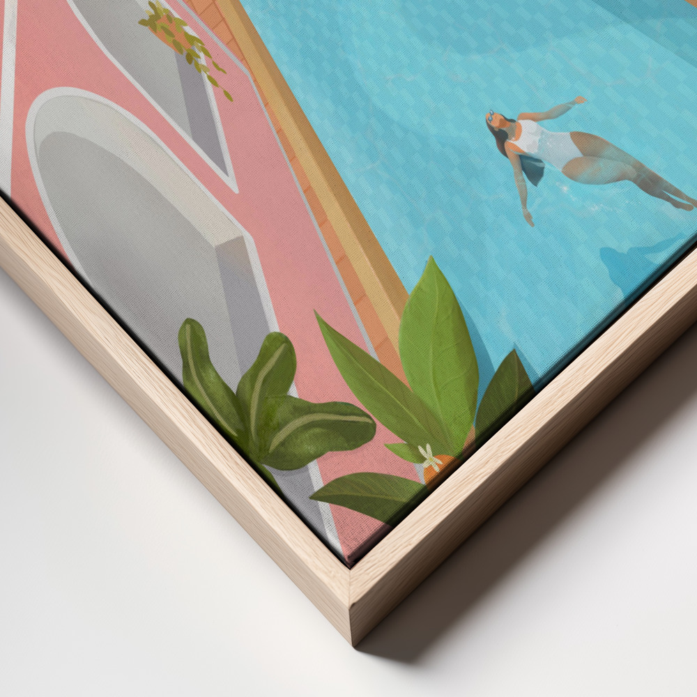 Canvas print - Summer Zen frame close up