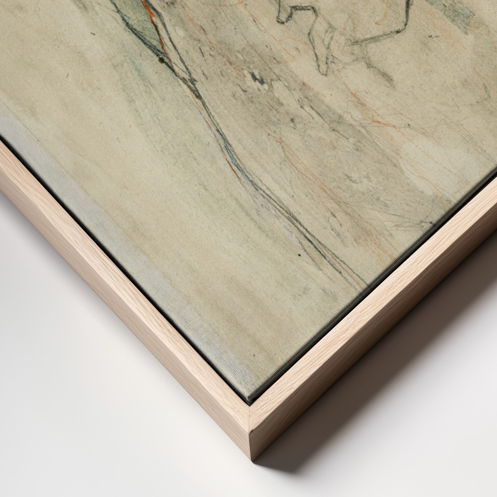 Canvas print - Hommage à Ingres XVI frame close up