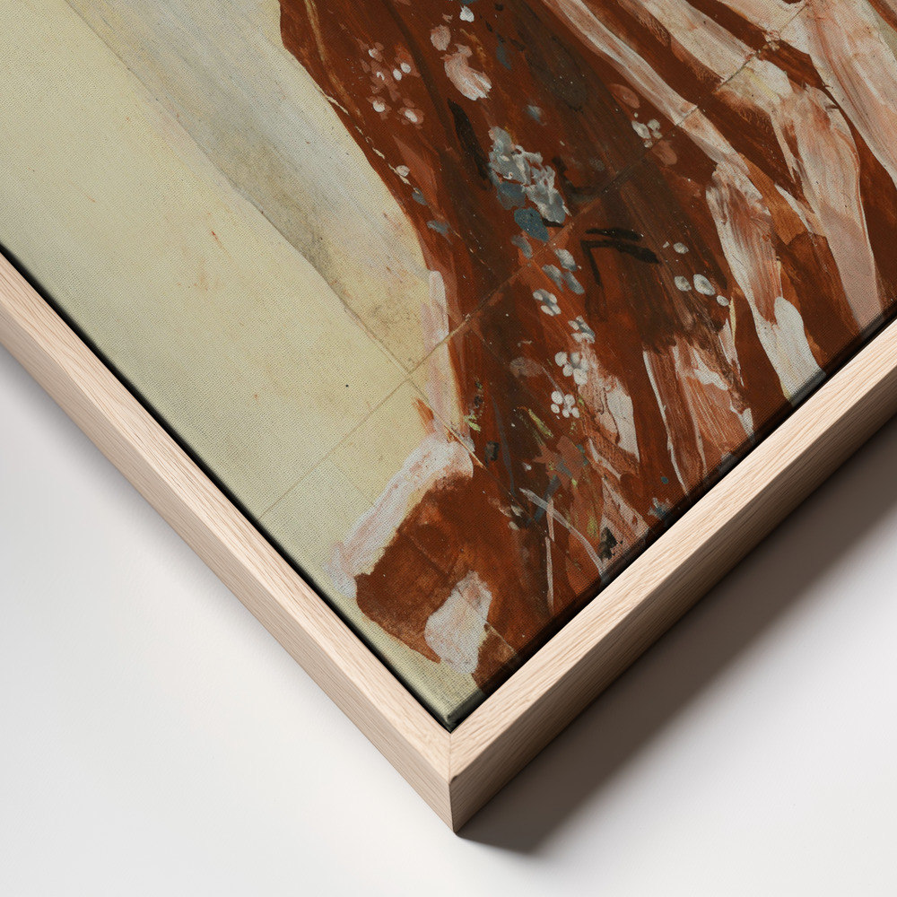 Canvas print - Hommage à Egon Schiele XXXV frame close up