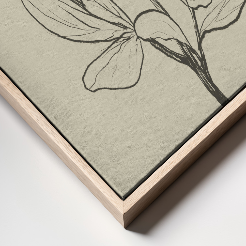 Canvas print - Floral 1 frame close up