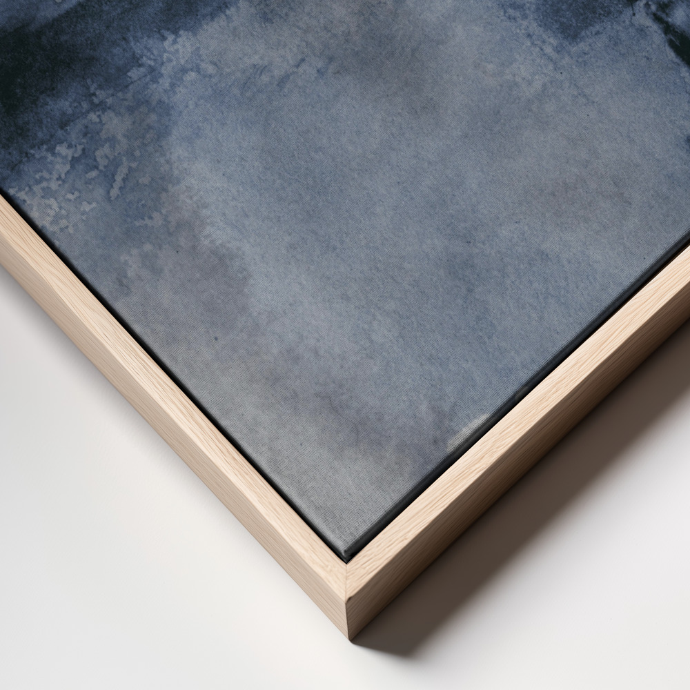 Canvas taulu - Blu 2 kehys lähikuva - luonnollinen kehys