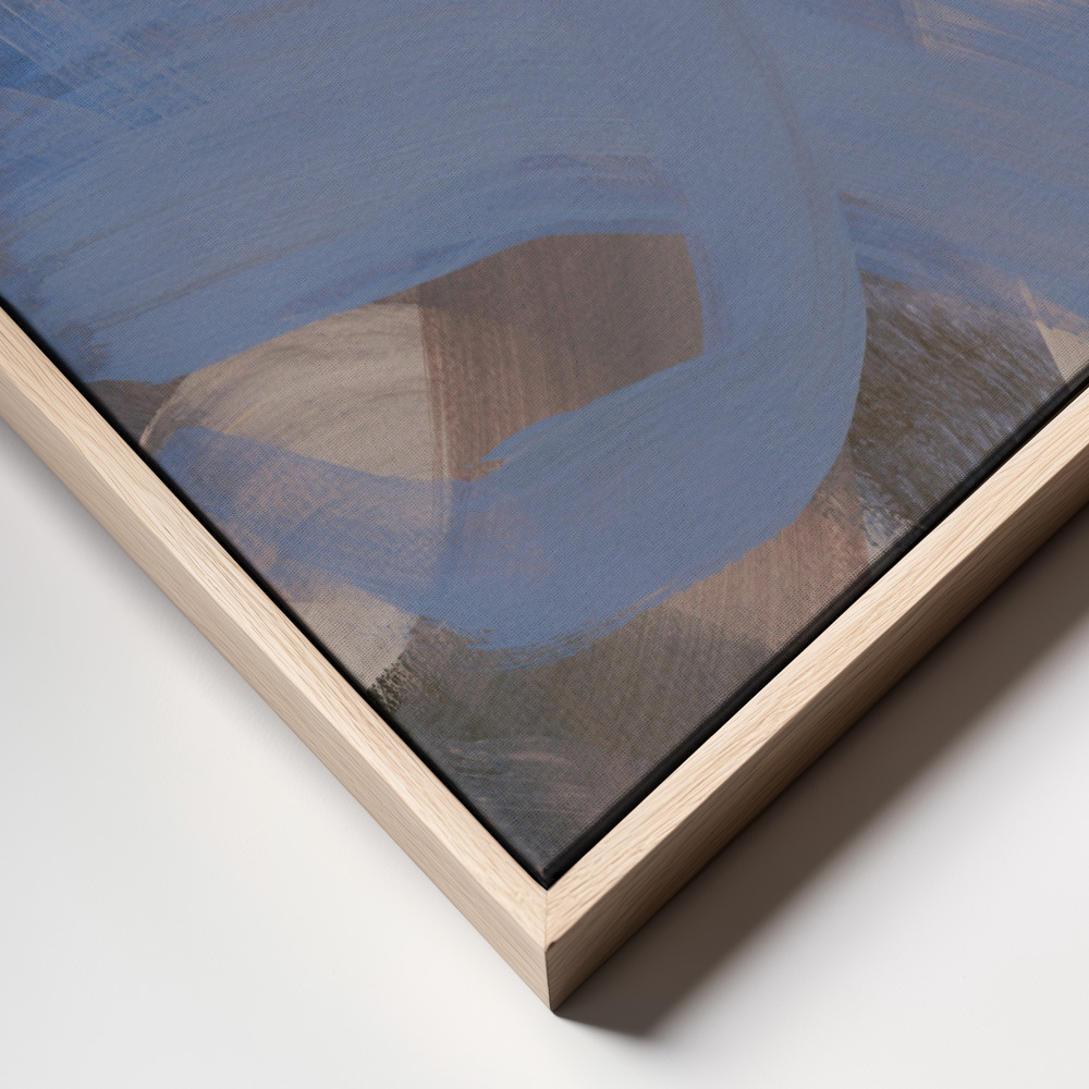 Canvas print - Abstract Brush Strokes 124X frame close up