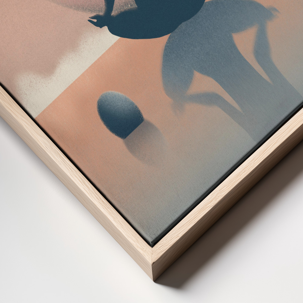 Canvas print - Sunset Thoughts frame close up