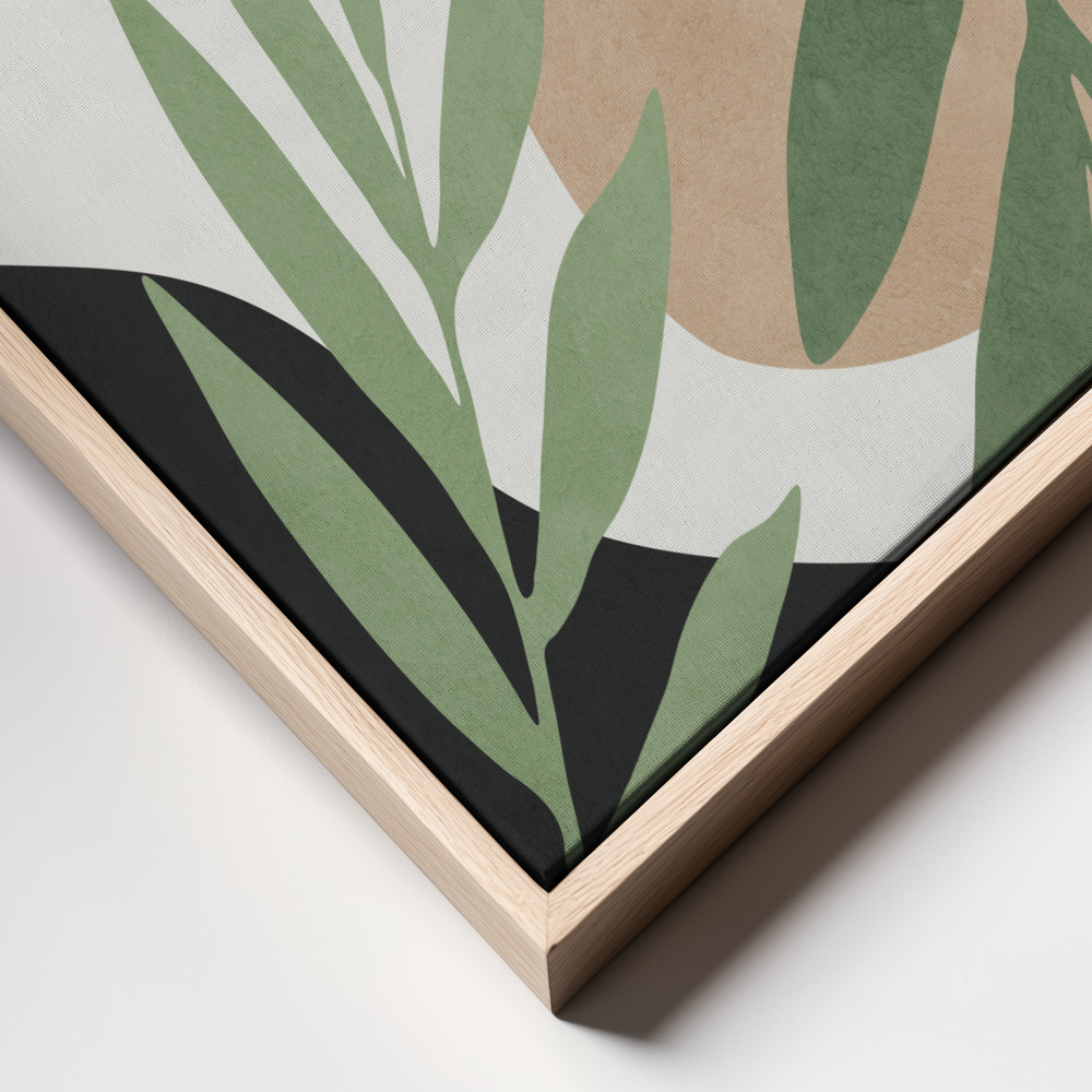 Toile - Floral and tropical 5 frame close up