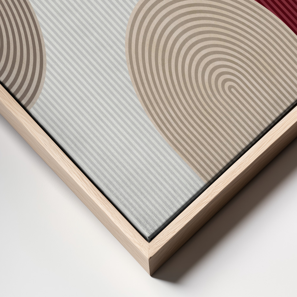 Canvas print - Circle composition 2 frame close up