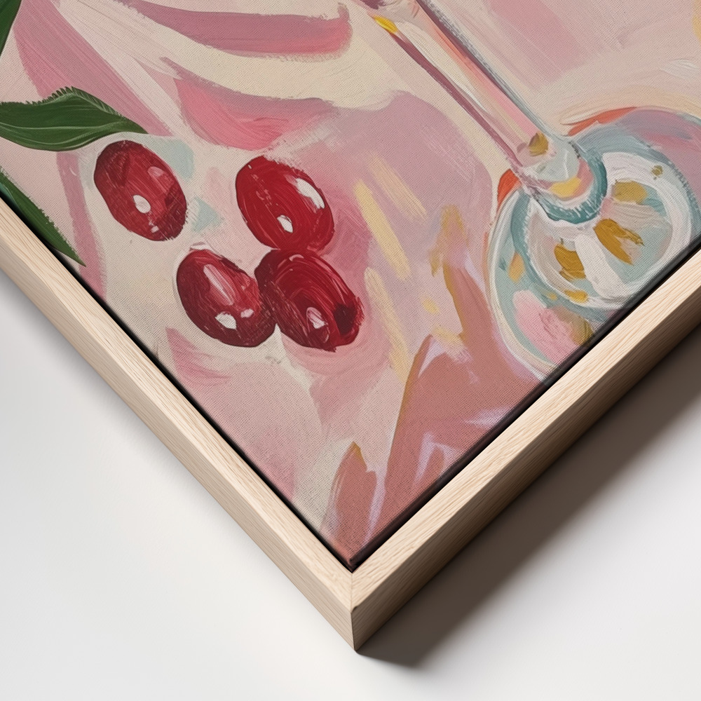 Canvas print - Christmas Aperol Spritz Cocktail frame close up