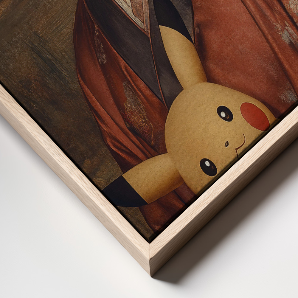 Canvas print - Otaku Muse1 frame close up - natural frame