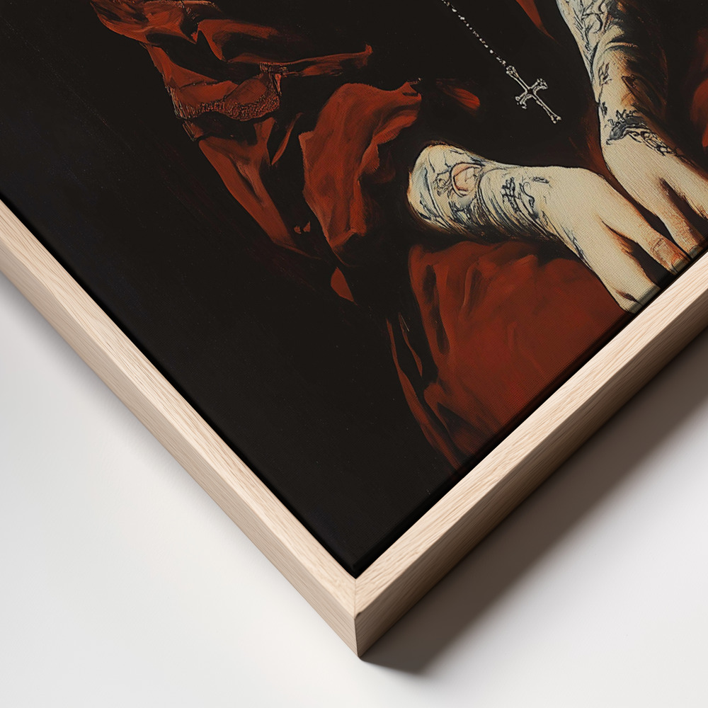 Canvas print - Penitent Rebel frame close up - natural frame