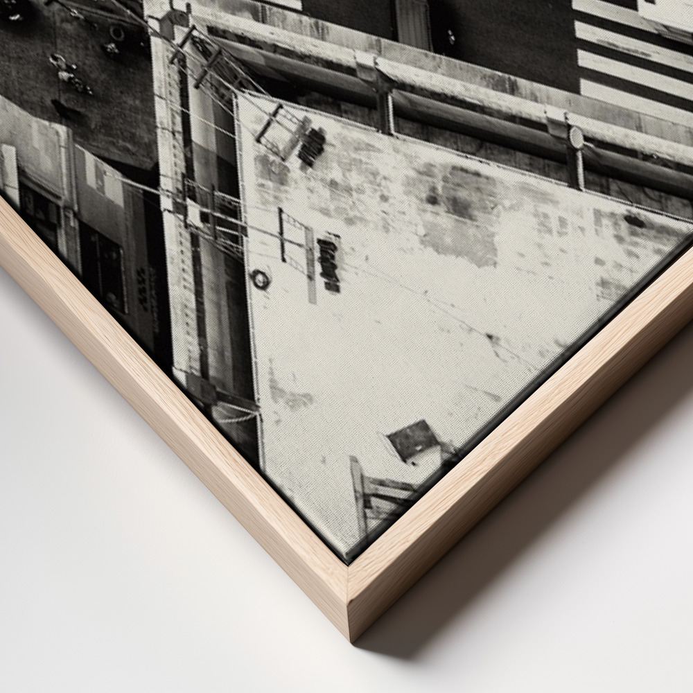 Canvas print - Yellow Flow frame close up