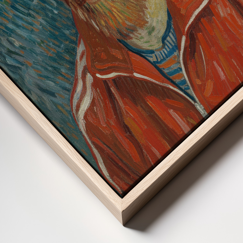 Canvas print - Neo Vincent frame close up - natural frame