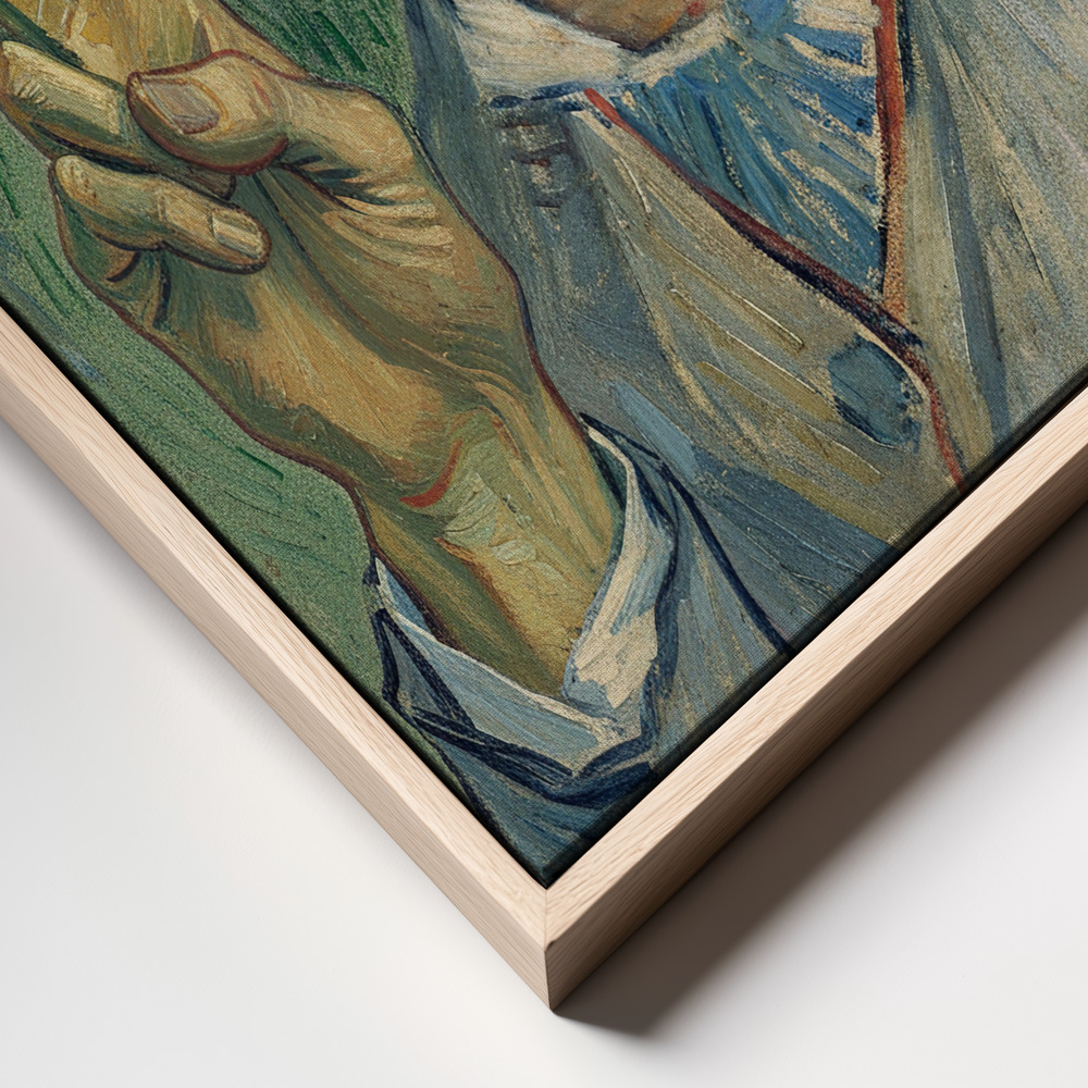 Canvas print - Van Peace frame close up - natural frame