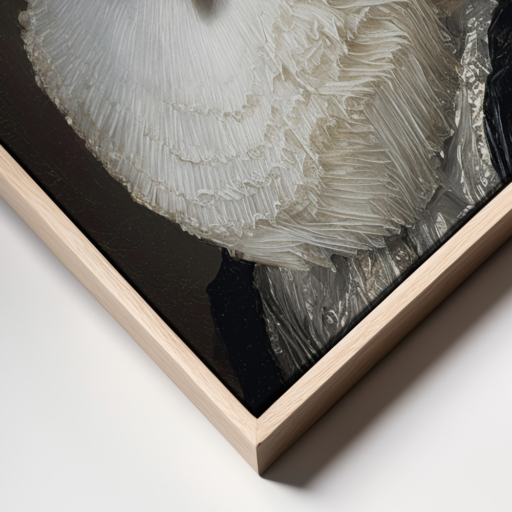 Canvas print - Noble Dude frame close up - natural frame