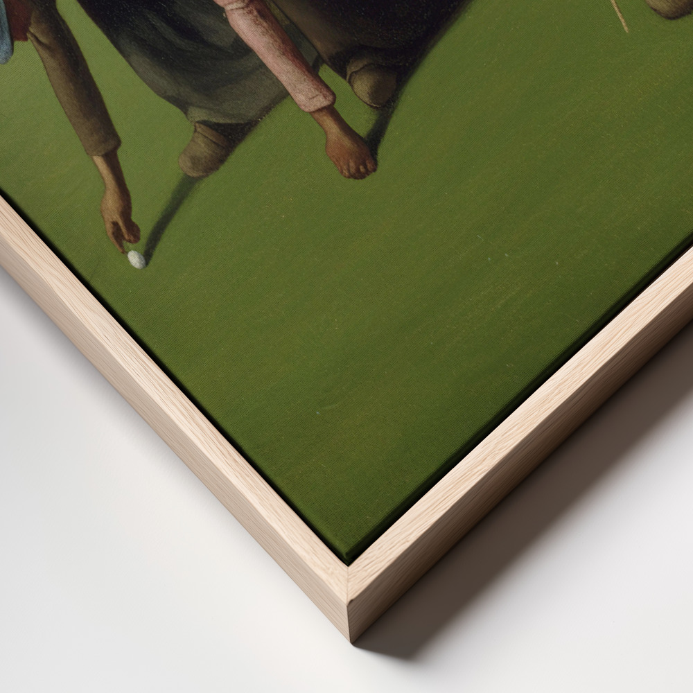 Canvas print - Rural Caddie frame close up - natural frame