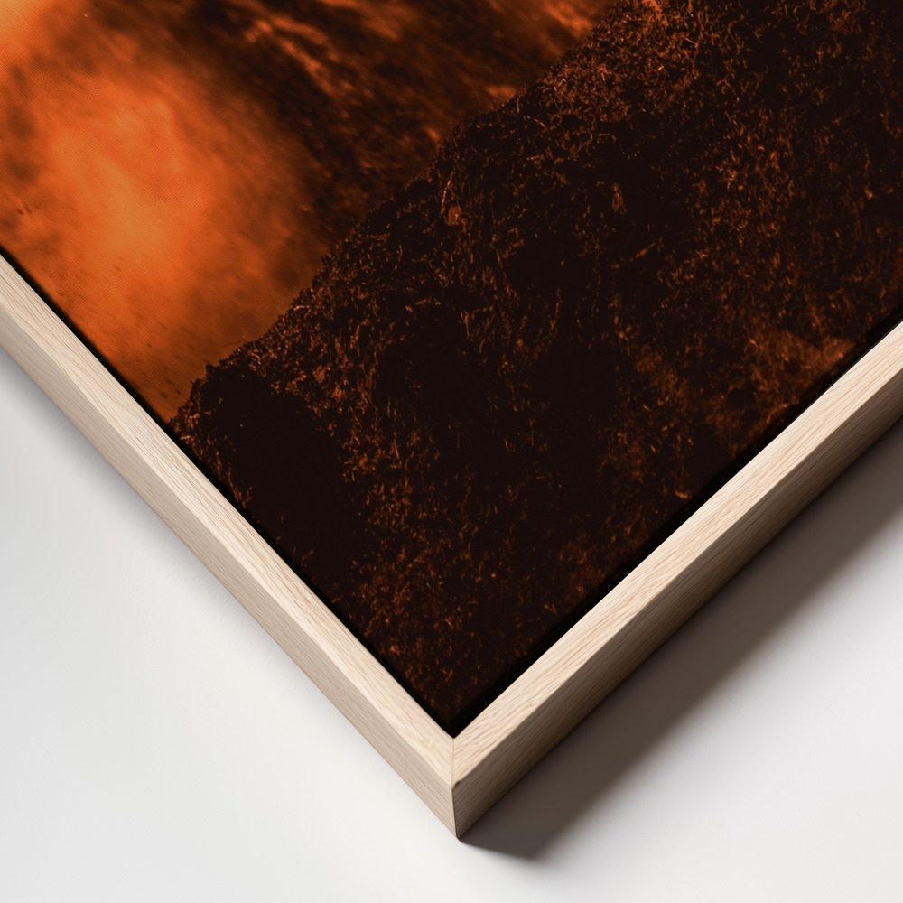 Canvas print - Above frame close up