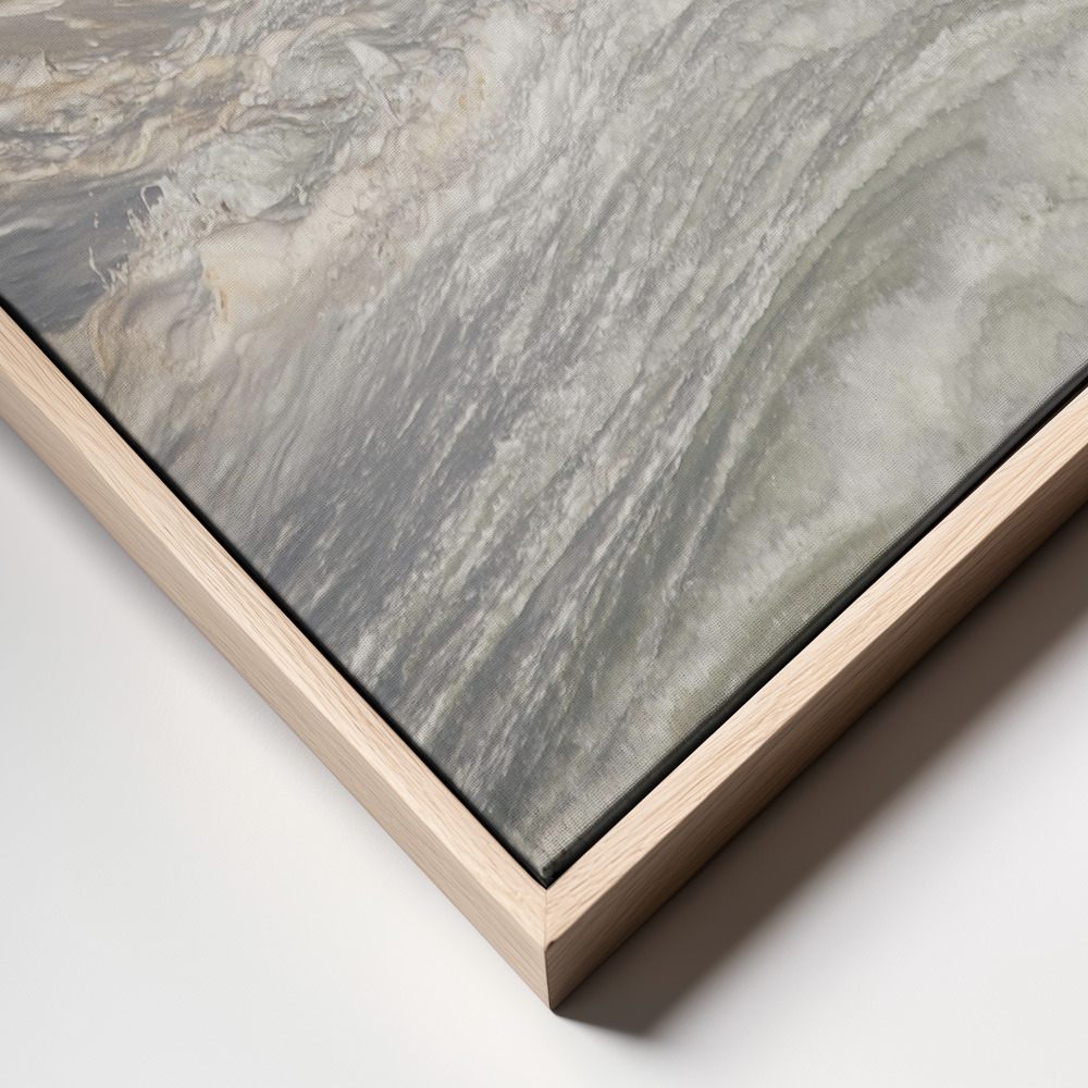 Canvas print - Nazaré North Canyon frame close up