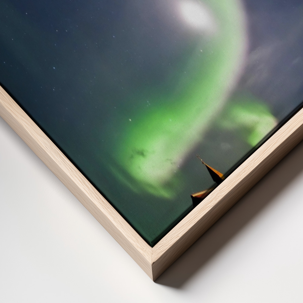 Canvas print - ... message from above frame close up