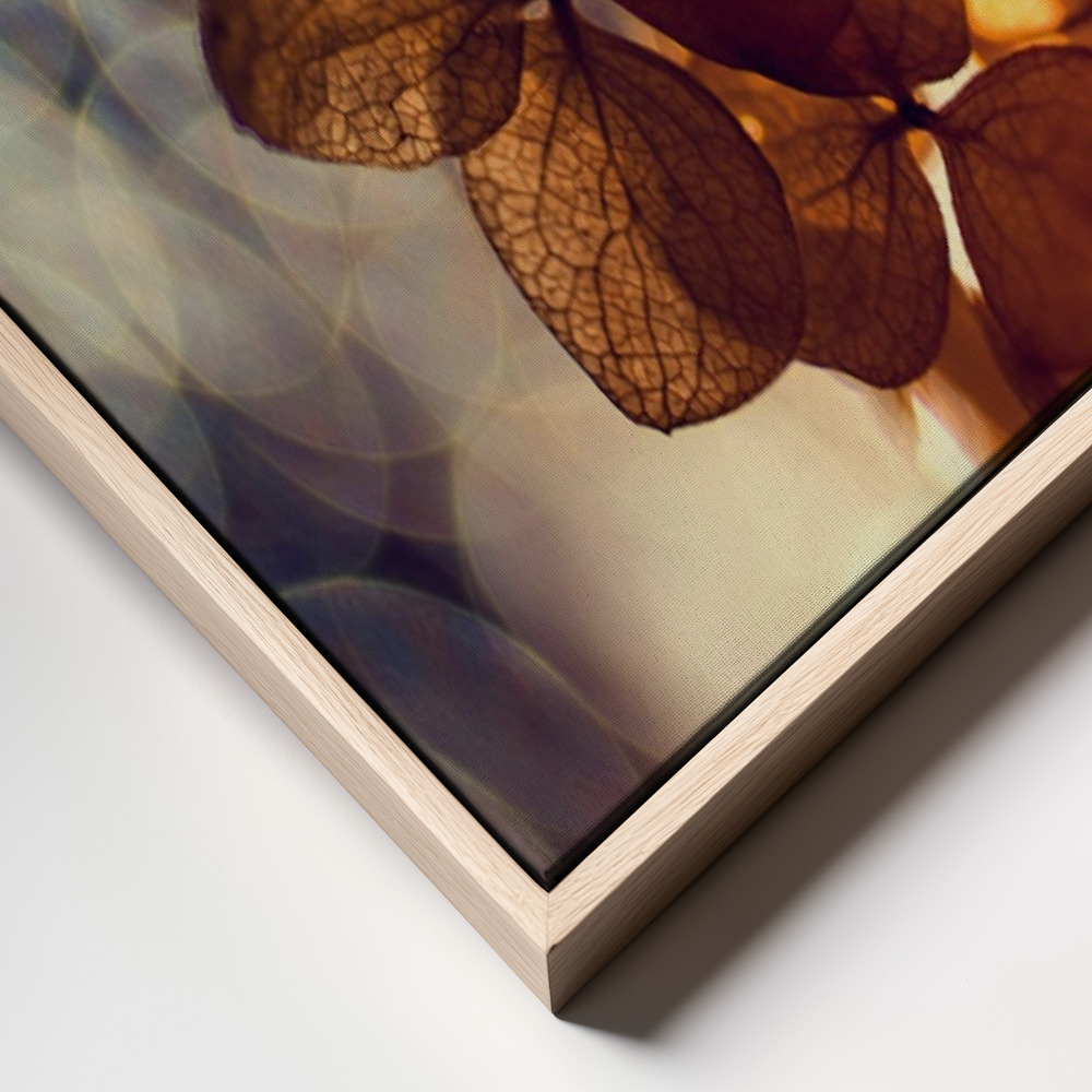 Canvas print - Bokeh Blossoms Twilight frame close up