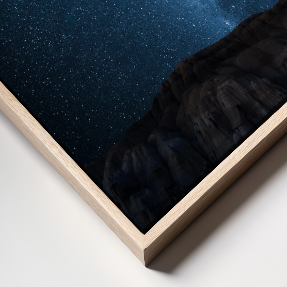 Canvas schilderi - The Sky is my Blanket frame close up - natuurlijk frame