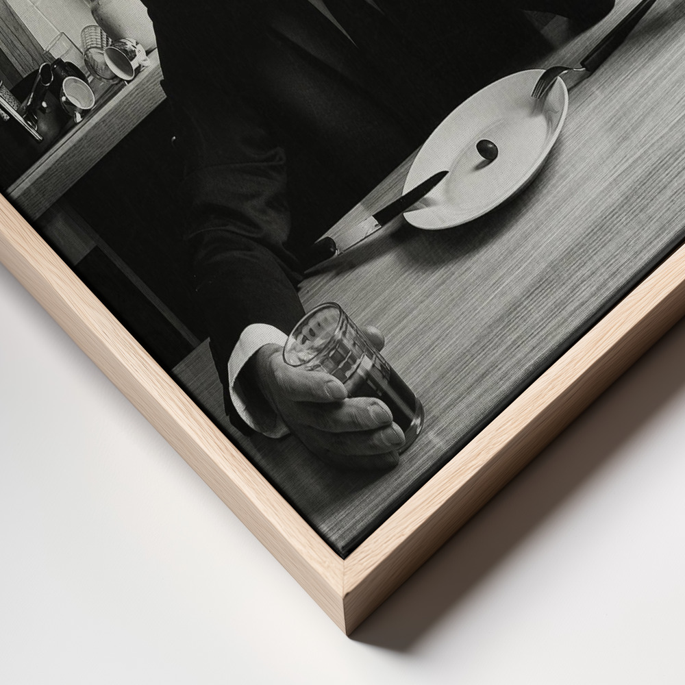 Canvas print - Just one day alone frame close up
