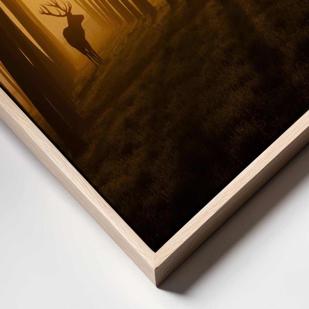 Canvas schilderi - Once Upon a Time frame close up - natuurlijk frame