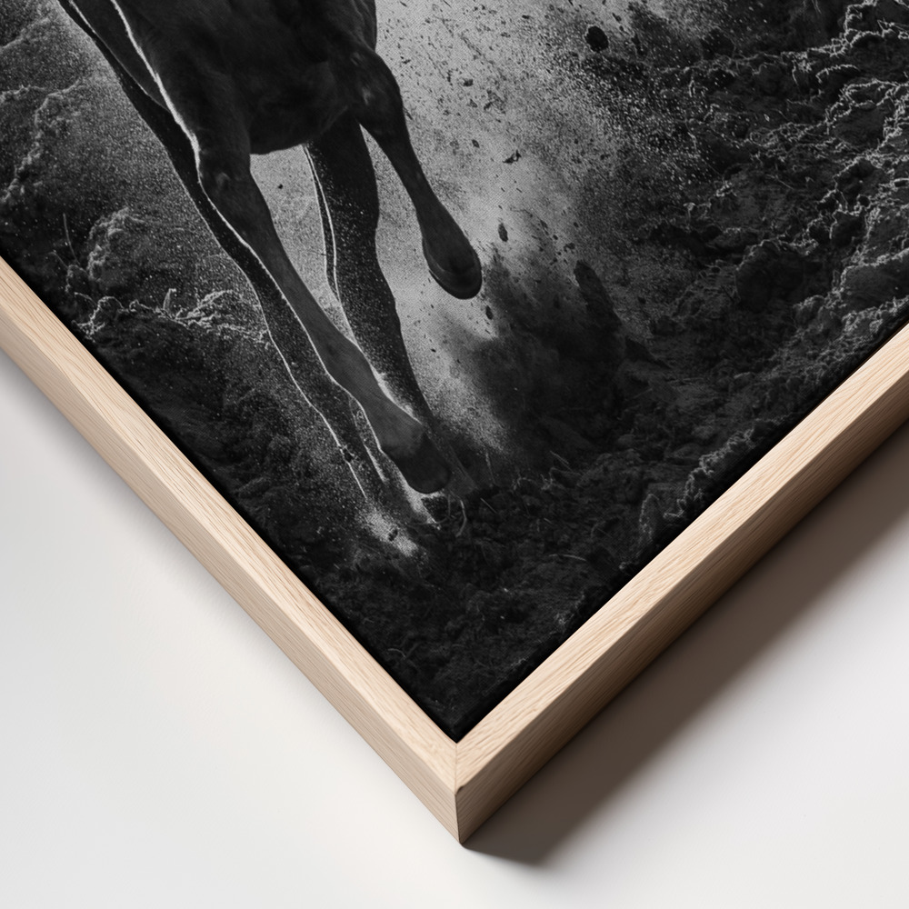 Canvas print - Take off frame close up