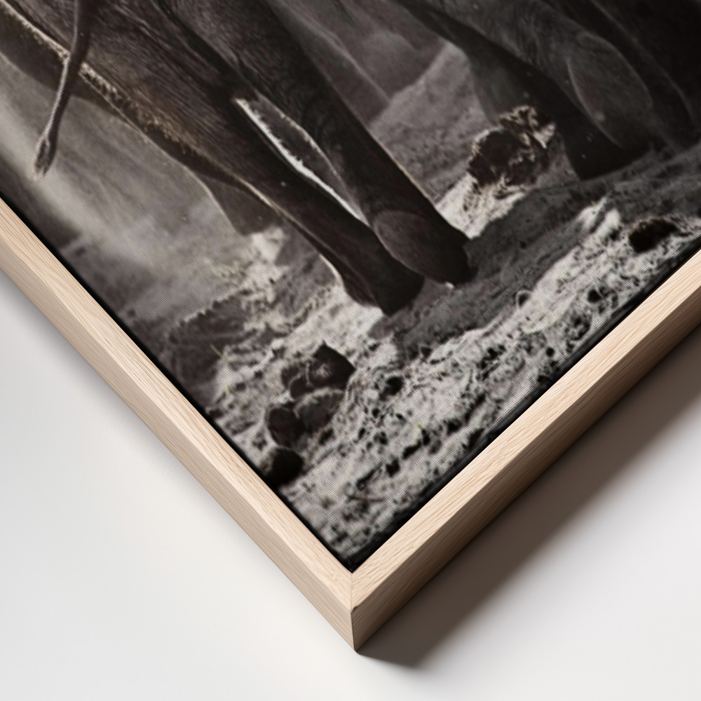 Canvas print - Walking Home frame close up