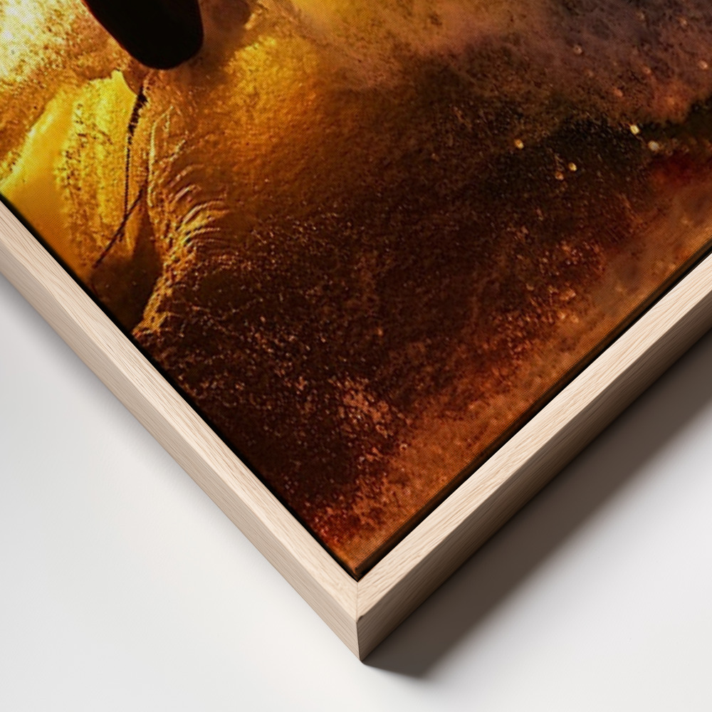Canvas print - Front side frame close up