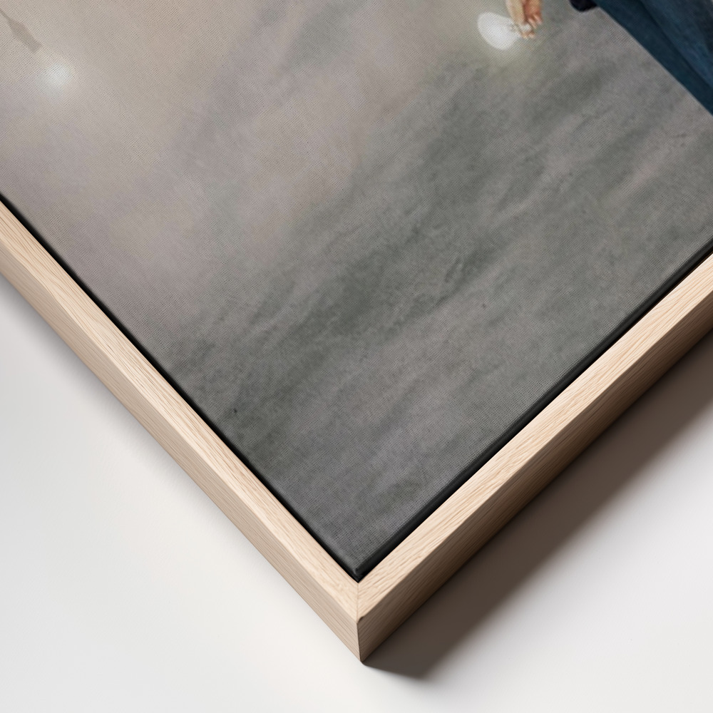 Canvas print - Illumination frame close up
