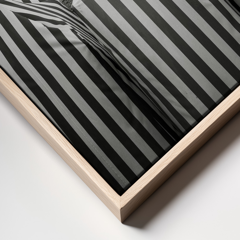 Canvas print - On the beach frame close up