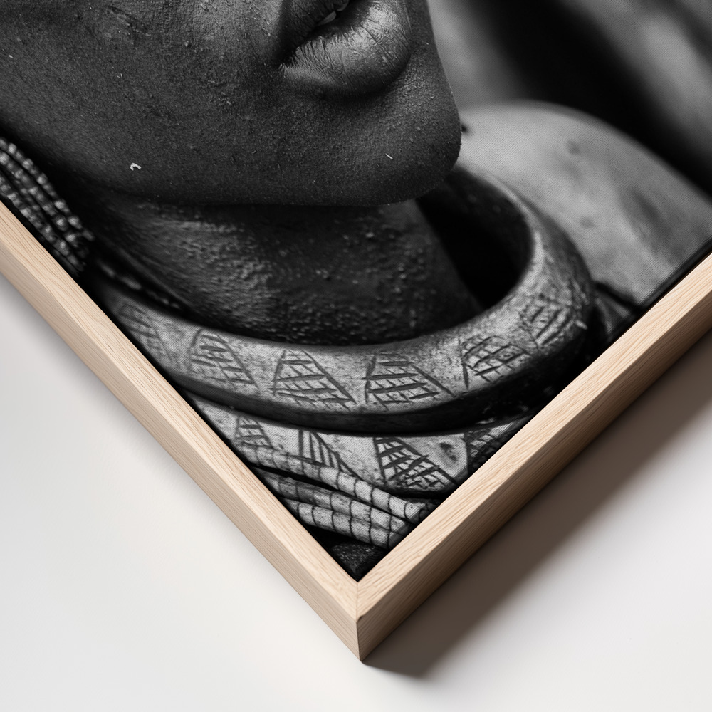 Canvas print - We Are The Same frame close up - natural frame