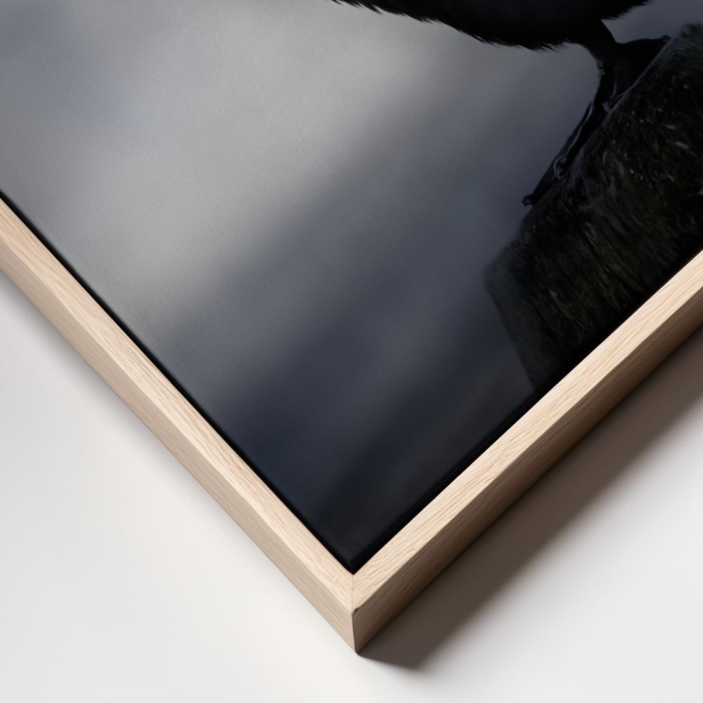 Canvas schilderi - Chief frame close up - natuurlijk frame