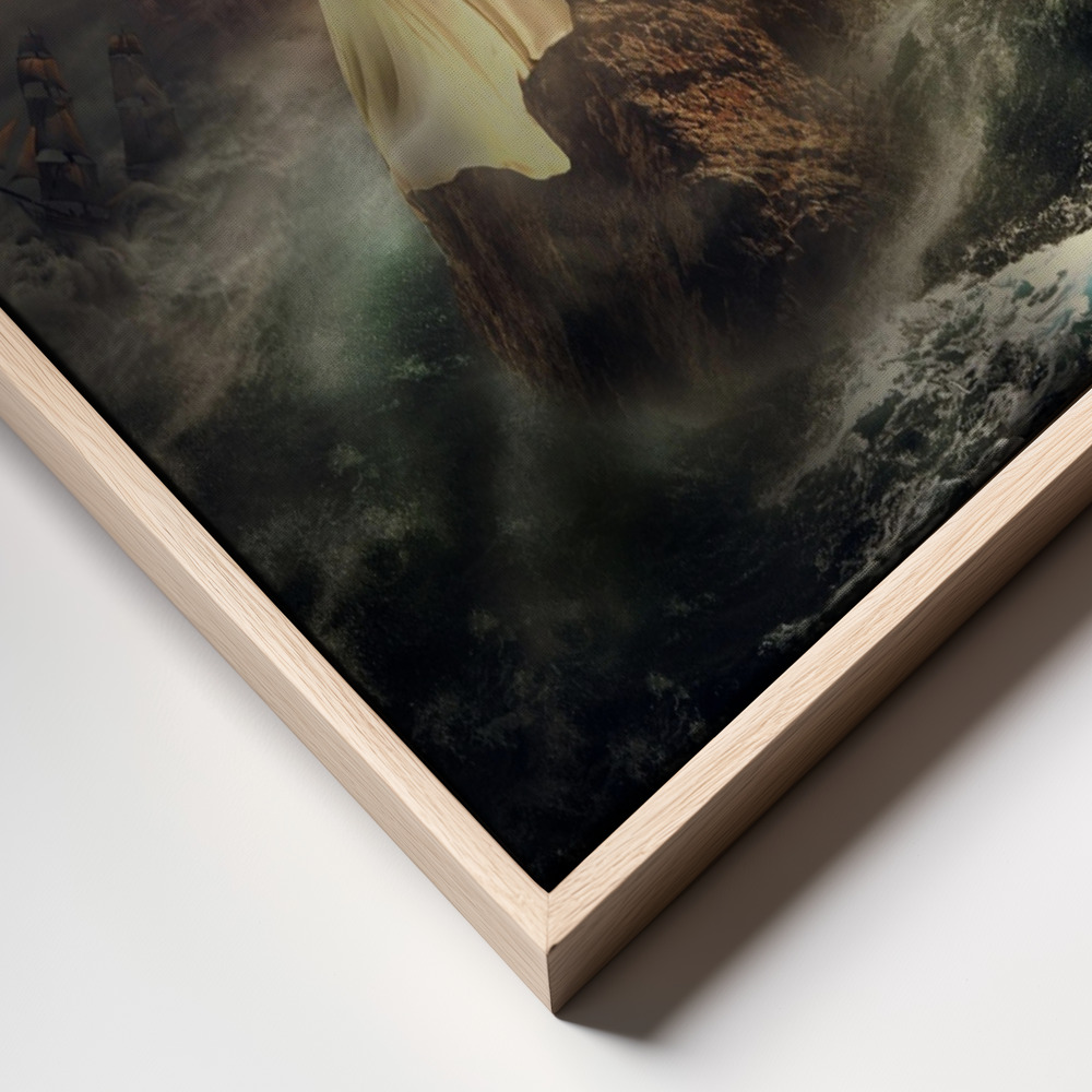 Canvas print - Rhythm of the storms frame close up