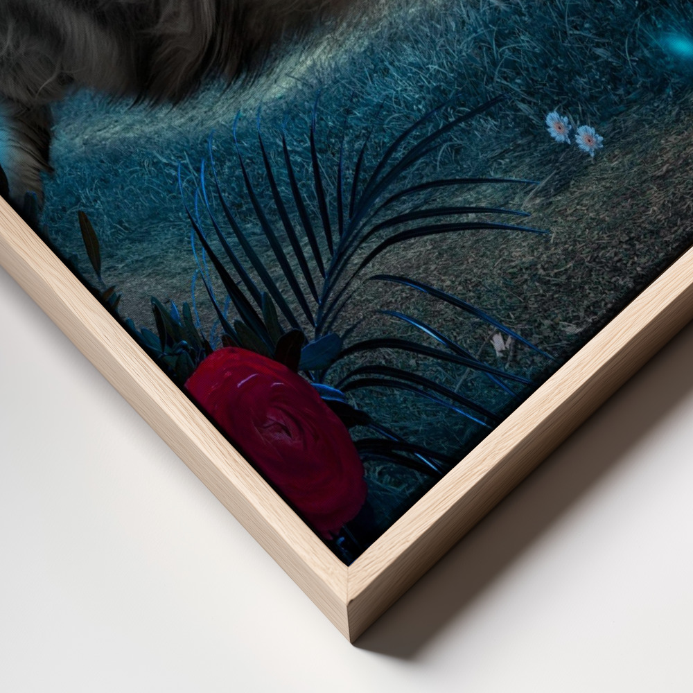 Canvas print - The Hero frame close up