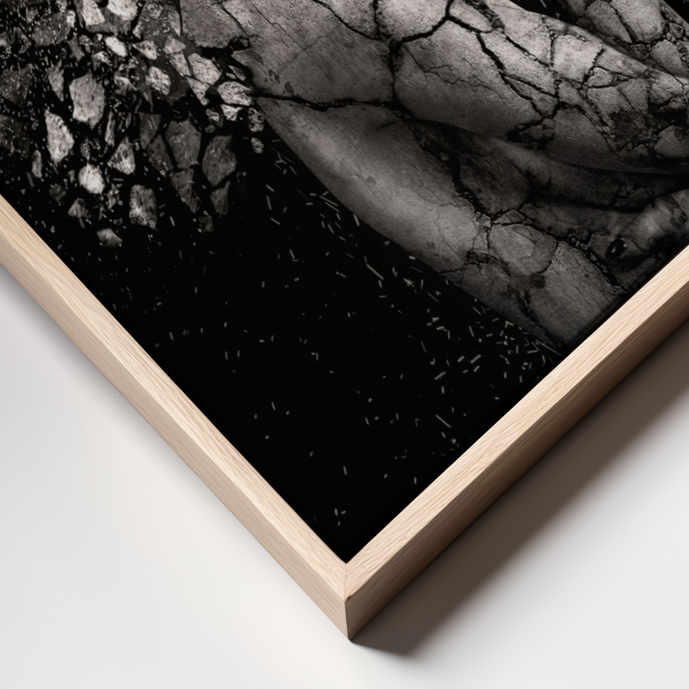 Canvas taulu - The Fragile Squaw kehys lähikuva - luonnollinen kehys