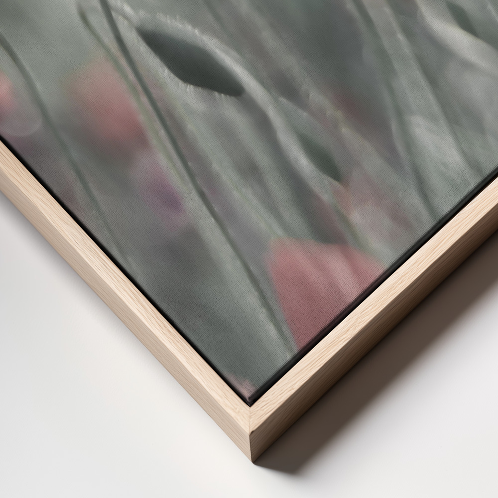 Canvas print - Softly frame close up