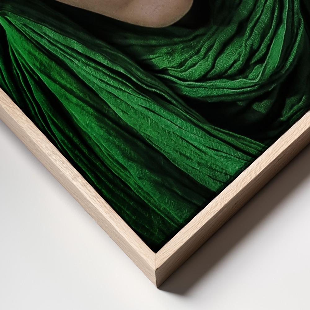 Toile - Green Boy cadre en gros plan - cadre naturel
